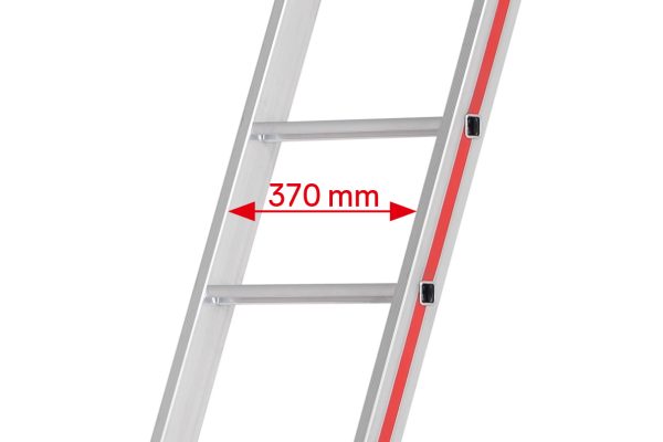 Hymer 8912 Enkele trap R13 – Professionele aluminium ladder - Afbeelding 6